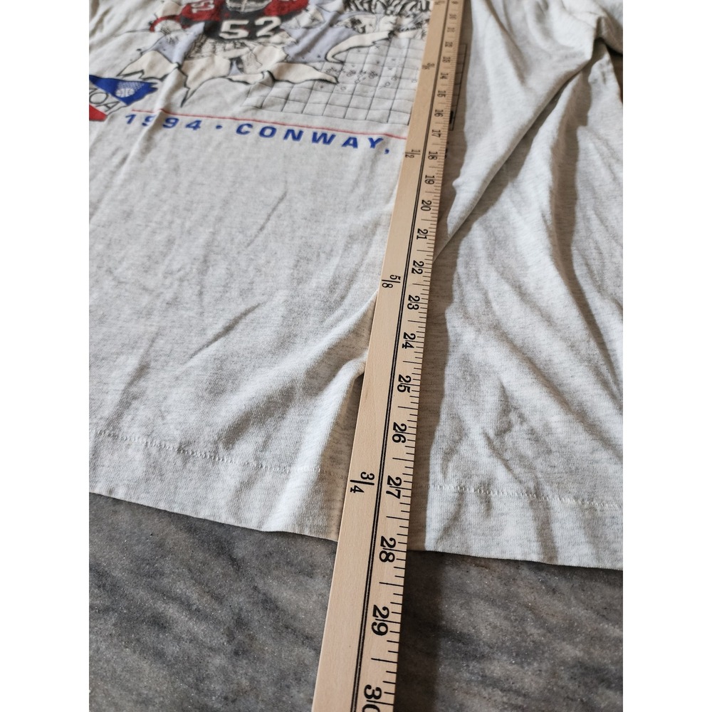Vintage 1994 Advanced Football Clinic T Shirt XL AR Graphic Tee Large‎ Print - Picture 9 of 9
